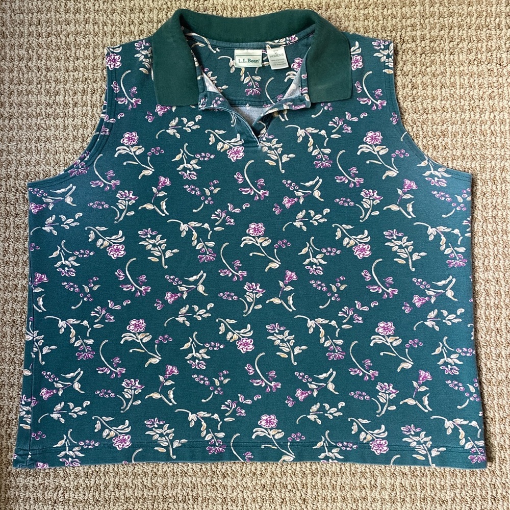 LLBean XL polo tank